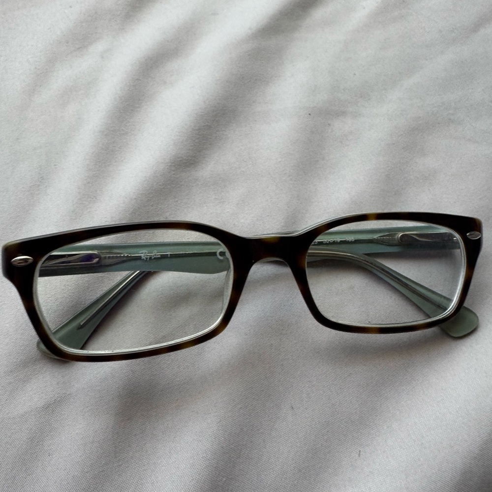 Ray-ban Tortoise Shell Rectangular Glasses - Picture 7 of 11